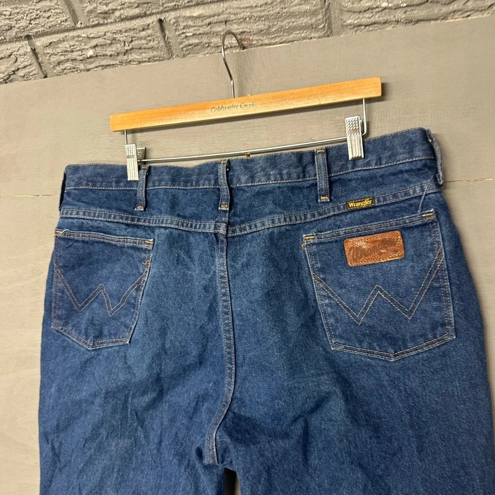 Wrangler 935WHD Mens Vintage Straight Leg Blue Denim Jeans Made in USA‎ 40x30